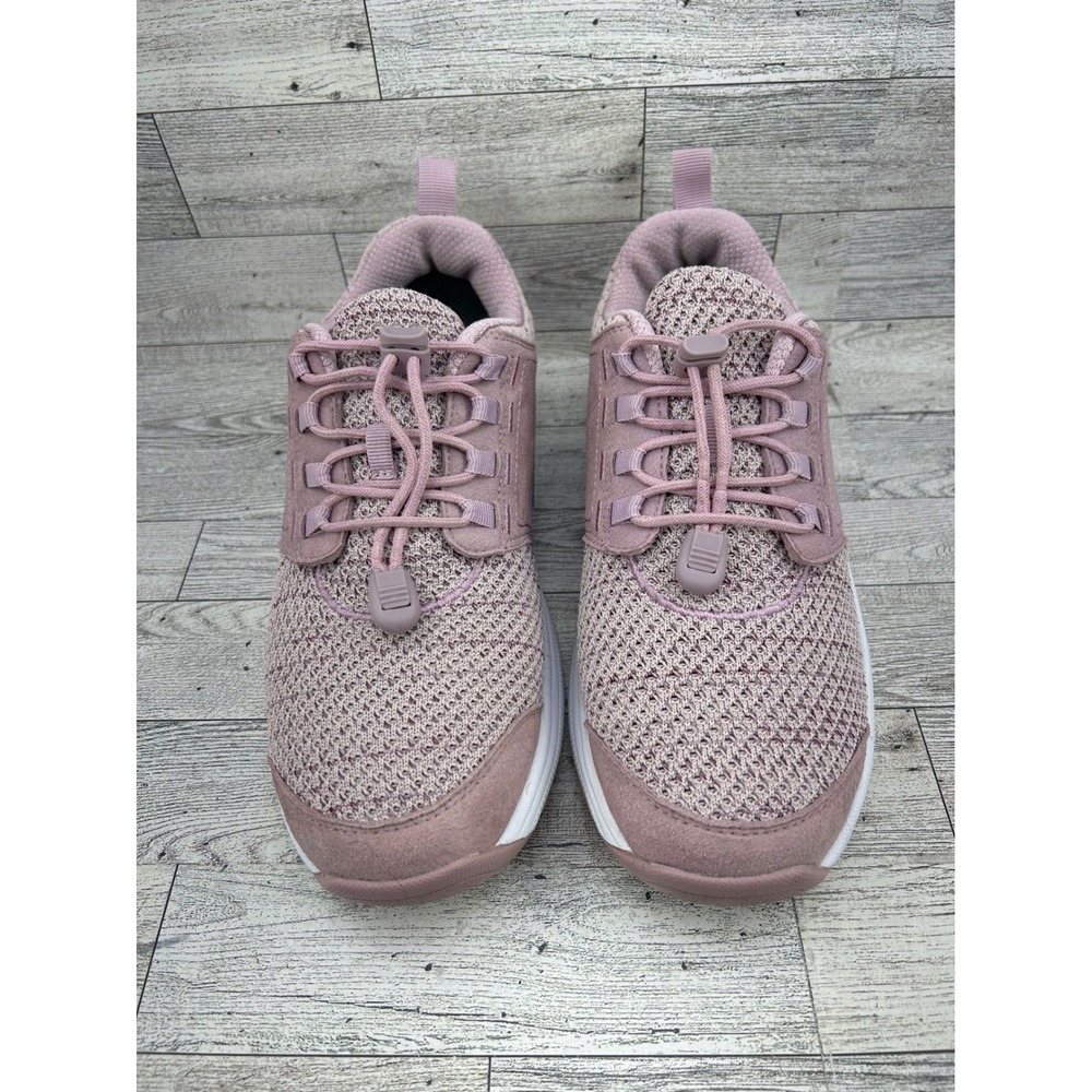 Orthofeet 846 Women 9 B Medium Mauve Pink Mesh Bungee Athletic Sneakers - Picture 3 of 16
